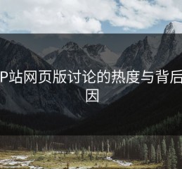 揭秘P站网页版讨论的热度与背后的原因