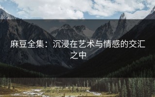 麻豆全集：沉浸在艺术与情感的交汇之中