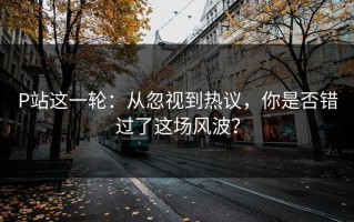 P站这一轮：从忽视到热议，你是否错过了这场风波？