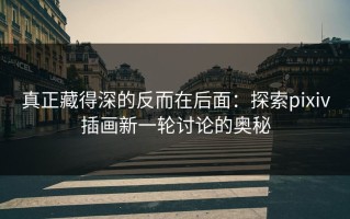 真正藏得深的反而在后面：探索pixiv插画新一轮讨论的奥秘