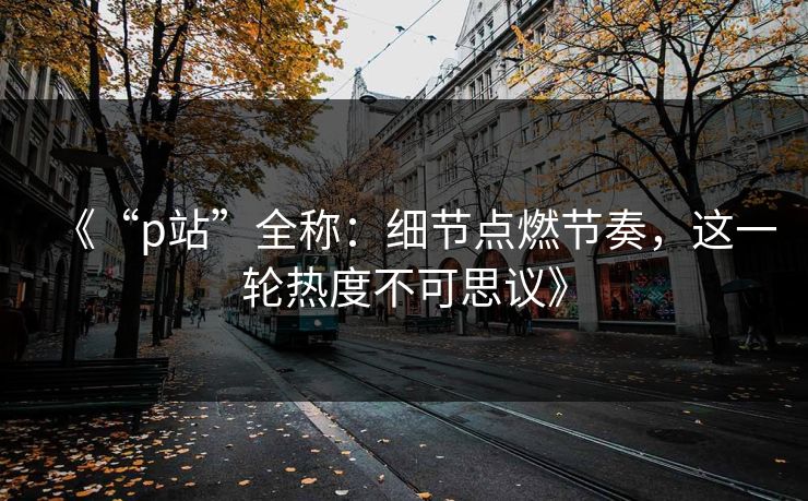 《“p站”全称：细节点燃节奏，这一轮热度不可思议》-第1张图片-p站搬运工影视网 | p站网页版推荐站